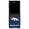 NFL Denver Broncos - Distressed Galaxy Z Flip5 5G Clear Case