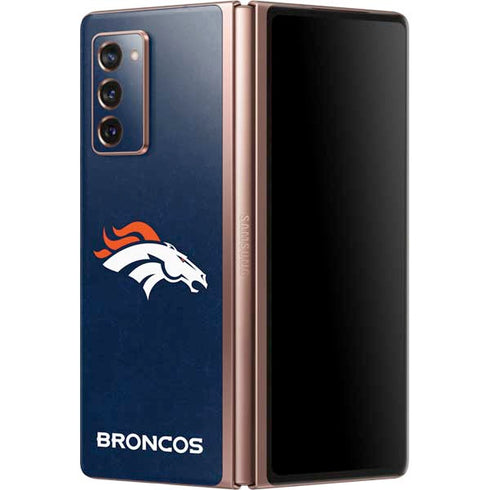 NFL Denver Broncos - Distressed Galaxy Z Fold2 5G Skin