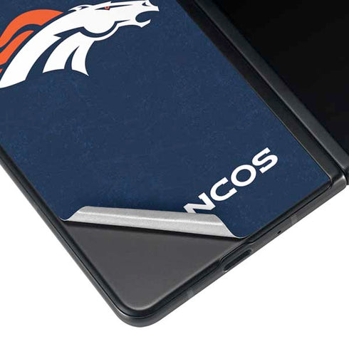 NFL Denver Broncos - Distressed Galaxy Z Fold4 5G Skin