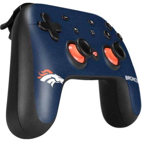 NFL Denver Broncos - Distressed Google Stadia Controller Skin