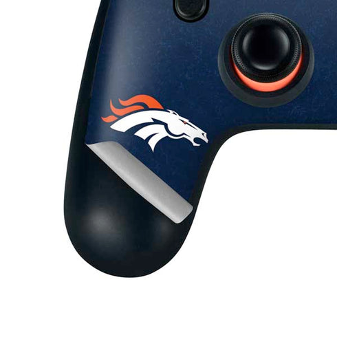 NFL Denver Broncos - Distressed Google Stadia Controller Skin