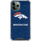 NFL Denver Broncos - Distressed iPhone 11 Pro Max Clear Case