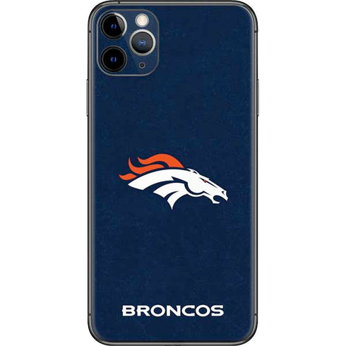 NFL Denver Broncos - Distressed iPhone 11 Pro Max Skin
