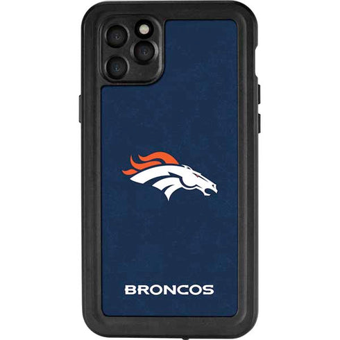 NFL Denver Broncos - Distressed iPhone 11 Pro Max Waterproof Case