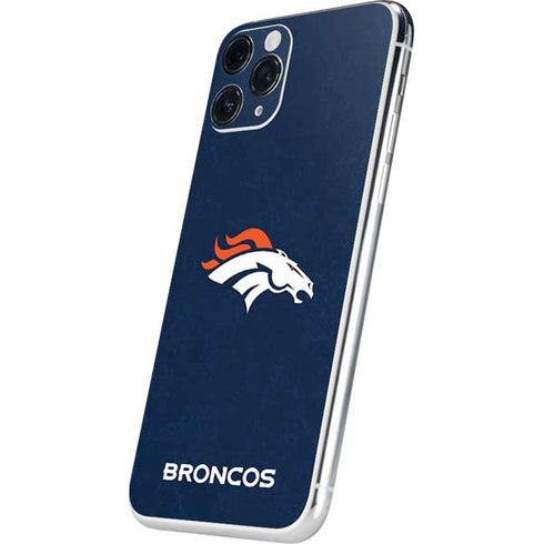 NFL Denver Broncos - Distressed iPhone 11 Pro Skin
