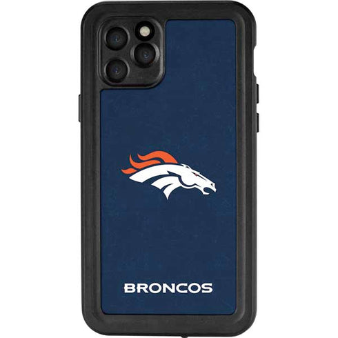 NFL Denver Broncos - Distressed iPhone 11 Pro Waterproof Case