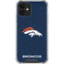 NFL Denver Broncos - Distressed iPhone 12 Clear Case