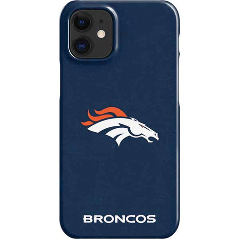 NFL Denver Broncos - Distressed iPhone 12 Mini Lite Case