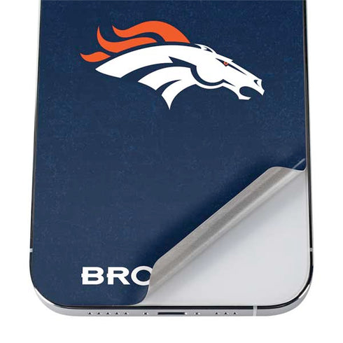 NFL Denver Broncos - Distressed iPhone 12 Pro Skin