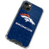 NFL Denver Broncos - Distressed iPhone 13 Mini Clear Case