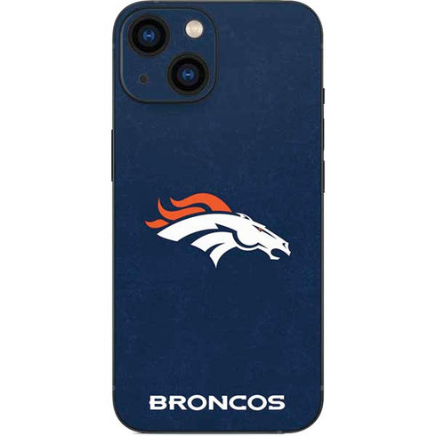NFL Denver Broncos - Distressed iPhone 13 Mini Skin