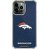 NFL Denver Broncos - Distressed iPhone 13 Pro Max Clear Case