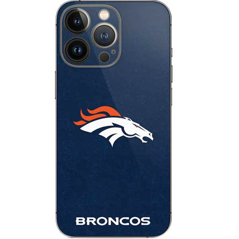 NFL Denver Broncos - Distressed iPhone 13 Pro Skin
