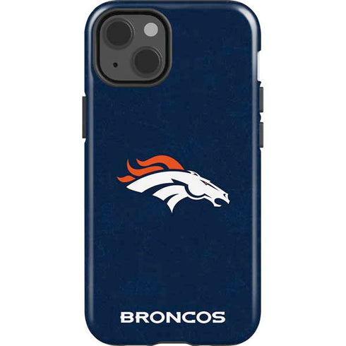 NFL Denver Broncos - Distressed iPhone 15 Impact Case