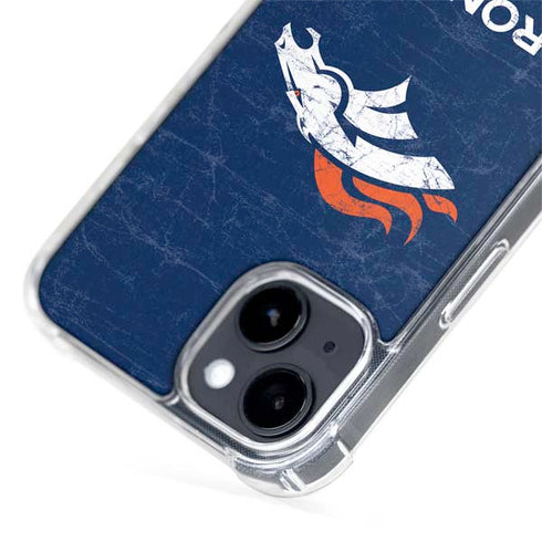NFL Denver Broncos - Distressed iPhone 15 MagSafe Case
