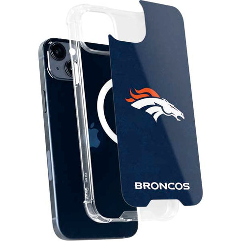 NFL Denver Broncos - Distressed iPhone 14 Plus MagSafe Case