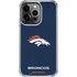 NFL Denver Broncos - Distressed iPhone 15 Pro Clear Case