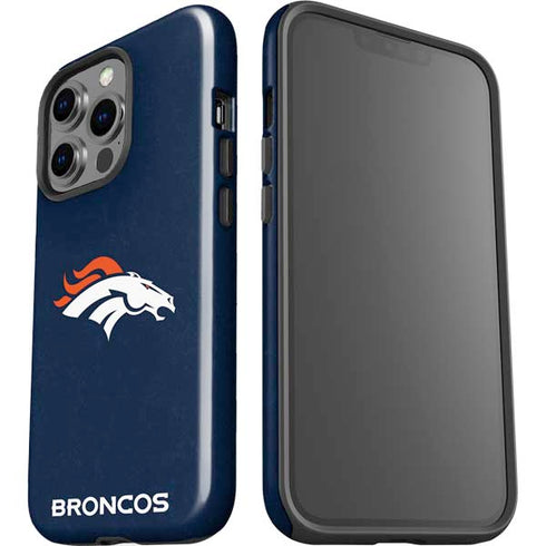 NFL Denver Broncos - Distressed iPhone 15 Pro Impact Case