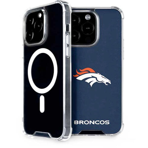 NFL Denver Broncos - Distressed iPhone 15 Pro MagSafe Case