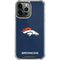 NFL Denver Broncos - Distressed iPhone 15 Pro Max Clear Case