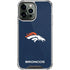 NFL Denver Broncos - Distressed iPhone 14 Pro Max Clear Case