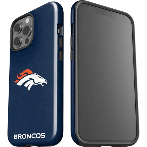 NFL Denver Broncos - Distressed iPhone 15 Pro Max Impact Case