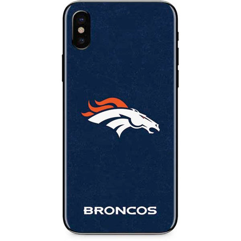 NFL Denver Broncos - Distressed iPhone XS Max Skin