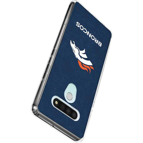 NFL Denver Broncos - Distressed LG Stylo 6 Clear Case