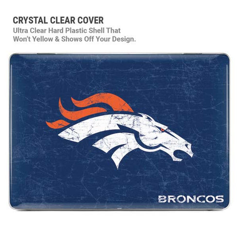 NFL Denver Broncos - Distressed MacBook Air 13in M1 (2021) Case plus Skin