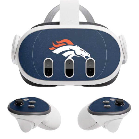 NFL Denver Broncos - Distressed Meta Quest 3 Skin