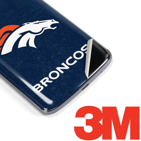 NFL Denver Broncos - Distressed Moto E5 Plus Skin