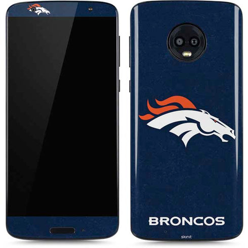 NFL Denver Broncos - Distressed Moto G6 Skin