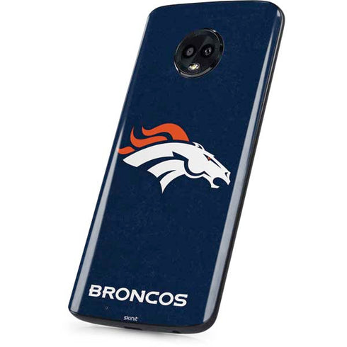 NFL Denver Broncos - Distressed Moto G6 Skin