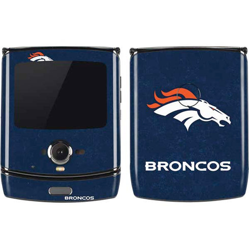 NFL Denver Broncos - Distressed Motorola RAZR Skin