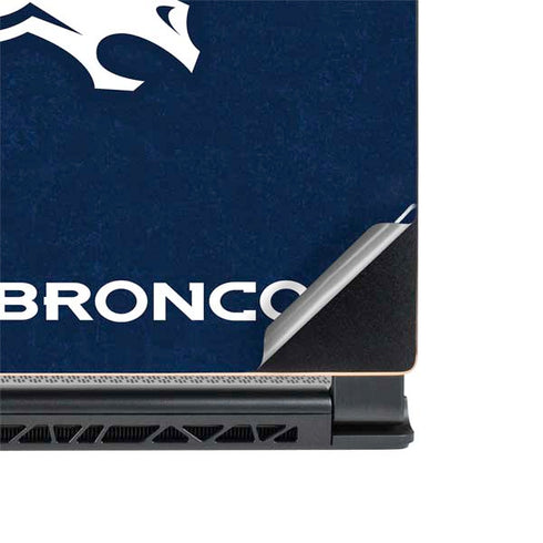 NFL Denver Broncos - Distressed MSI GS65 Stealth Laptop Skin