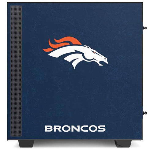 NFL Denver Broncos - Distressed NZXT H510 Compact ATX Mid-Tower Case Skin