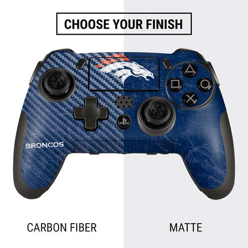 NFL Denver Broncos - Distressed PlayStation Scuf Vantage 2 Controller Skin