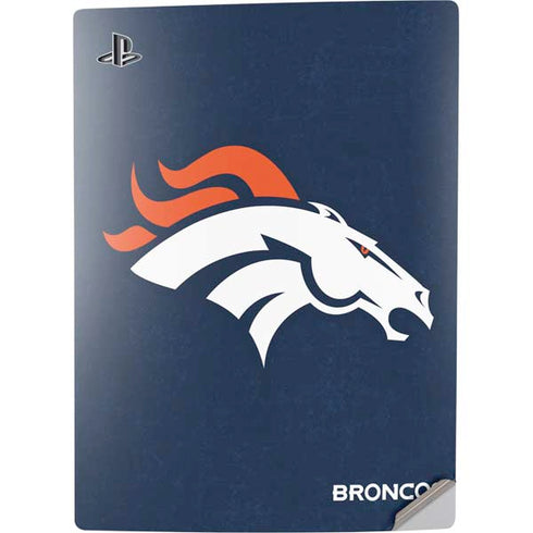 NFL Denver Broncos - Distressed PS5 Digital Edition Console Skin