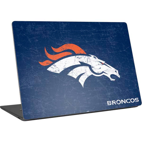 NFL Denver Broncos - Distressed Surface Laptop 4 15in Skin