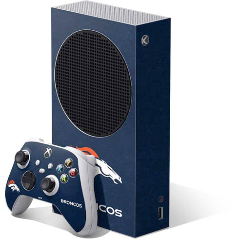 NFL Denver Broncos - Distressed Xbox Series S Bundle Skin
