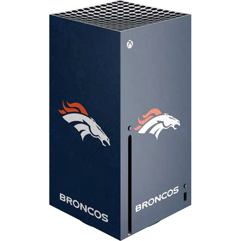 NFL Denver Broncos - Distressed Xbox Series X Console Skin
