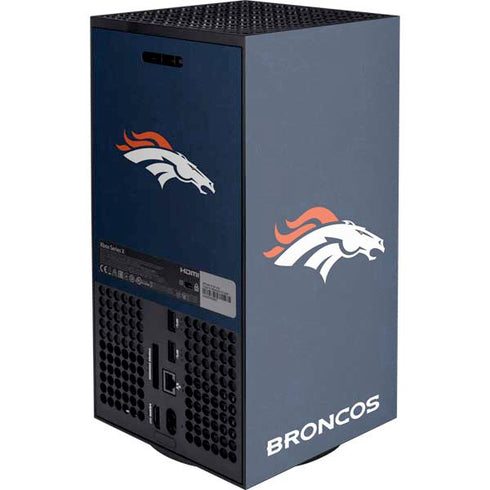 NFL Denver Broncos - Distressed Xbox Series X Console Skin