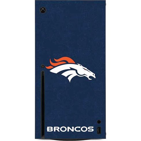 NFL Denver Broncos - Distressed Xbox Series X Console Skin