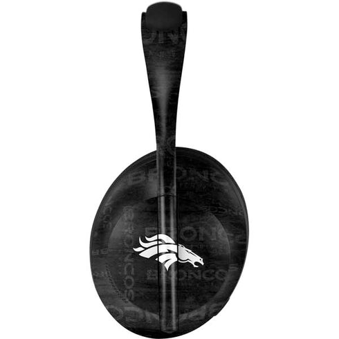 NFL Denver Broncos Black & White Bose Noise Cancelling Headphones 700 Skin