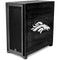 NFL Denver Broncos Black & White Corsair 4000D Tempered Glass Mid-Tower ATX Case Skin