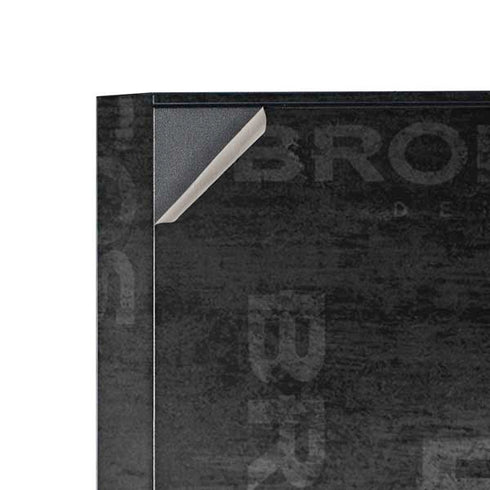 NFL Denver Broncos Black & White Corsair 4000D Tempered Glass Mid-Tower ATX Case Skin