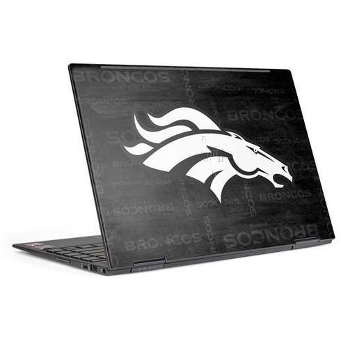 NFL Denver Broncos Black & White HP Envy Skin