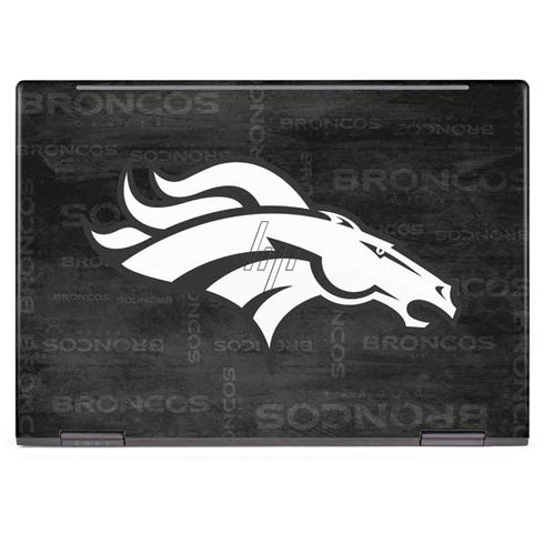 NFL Denver Broncos Black & White HP Envy Skin