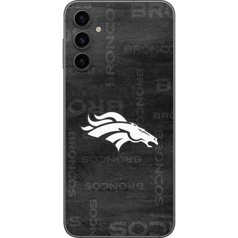NFL Denver Broncos Black & White Galaxy A14 5G Skin