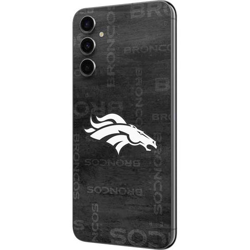 NFL Denver Broncos Black & White Galaxy A14 5G Skin